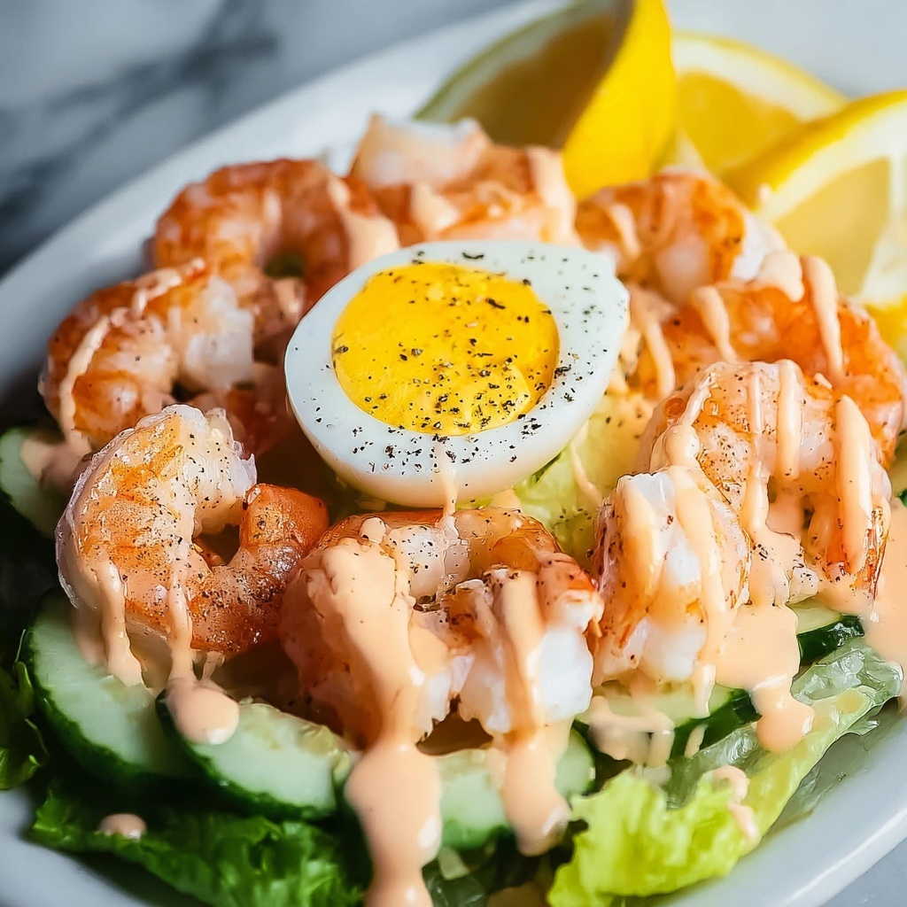 Classic Shrimp Louie Salad: An Amazing Ultimate Seafood Delight Recipe - Recipe Image
