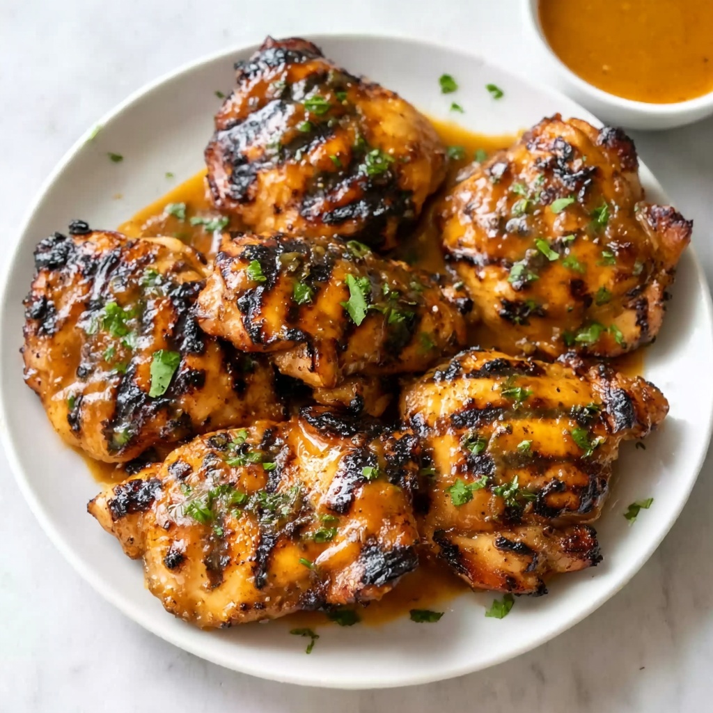 Sticky Honey Orange Grilled Chicken Recipe - Recipe Image