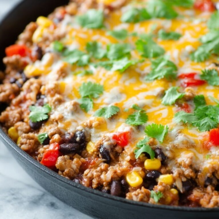Mexican Beef and Rice Skillet Recipe