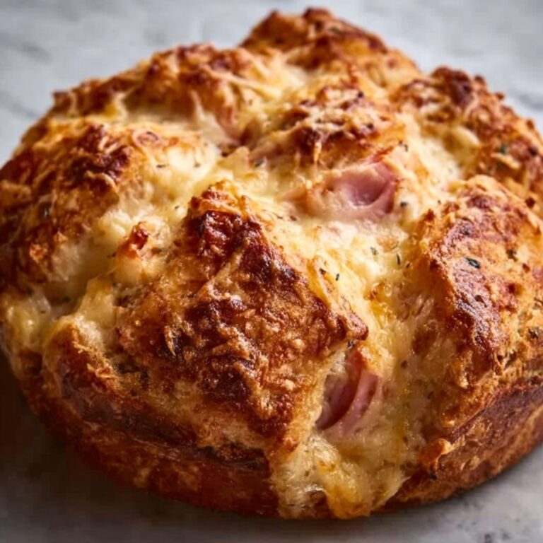 Cheese and Ham Croissant Bake Recipe