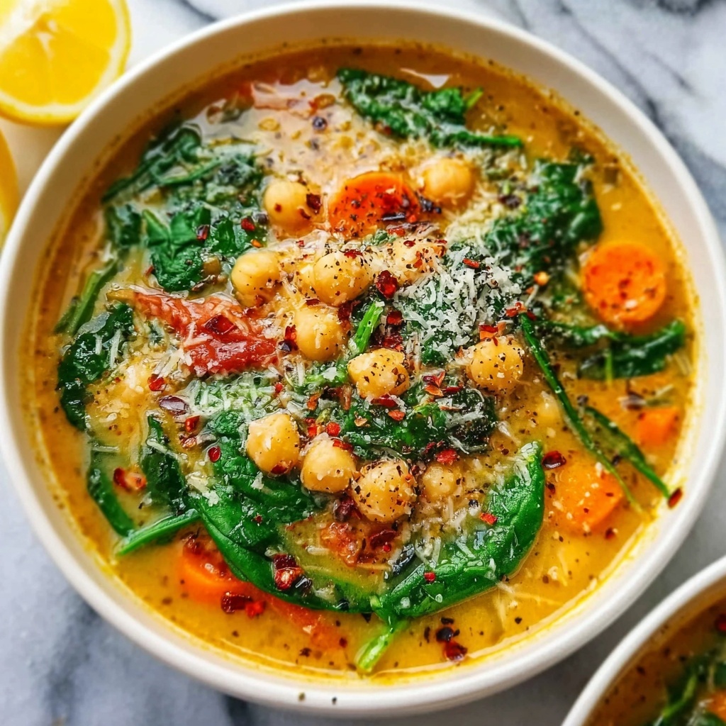 Hearty Mediterranean Chickpea Soup Recipe - Recipe Image