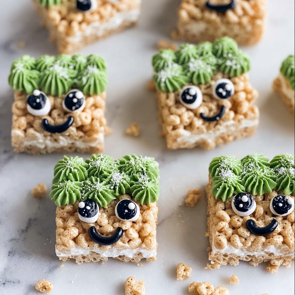 Monster Rice Krispies Treats: A Giant Halloween Dessert Recipe - Recipe Image