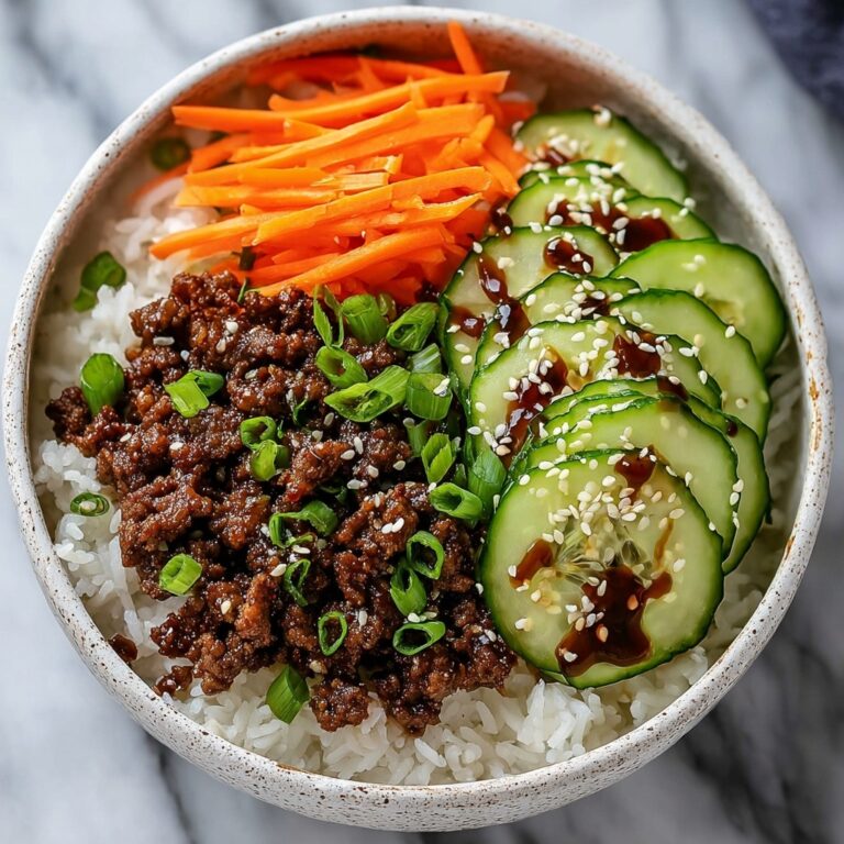 Korean Ground Beef Bowl Recipe