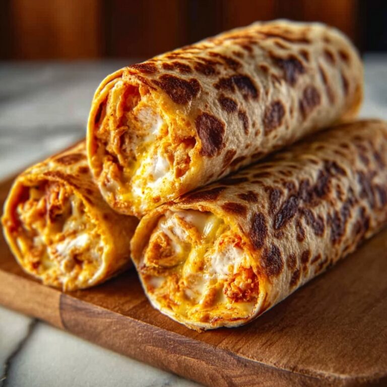 Crispy Air Fryer Hot Chicken Wraps Recipe