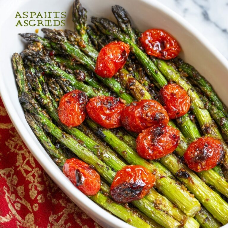 Roasted Asparagus & Tomatoes with Parmesan Recipe