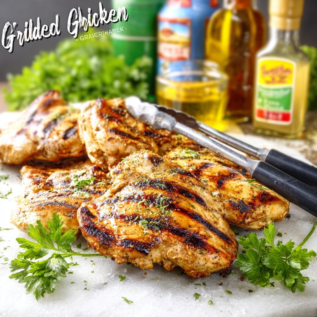 Grilled Greek Ranch Chicken Recipe - Recipe Image
