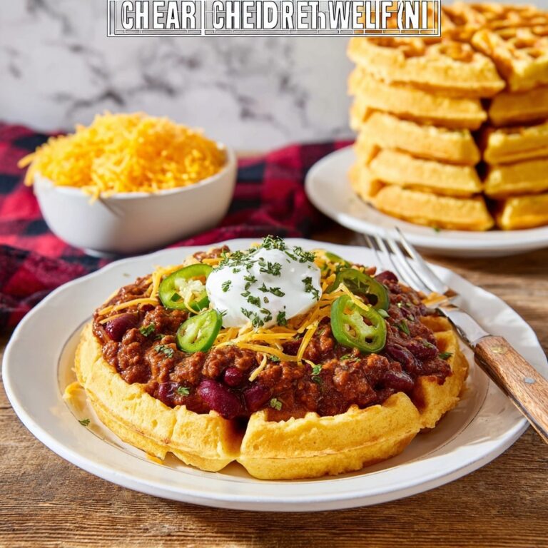 Cheddar Cornbread Waffles Recipe