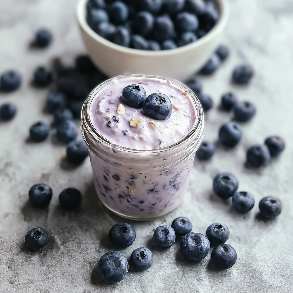 Blueberry Overnight Oats (Easy & Healthy) Recipe - Recipe Image