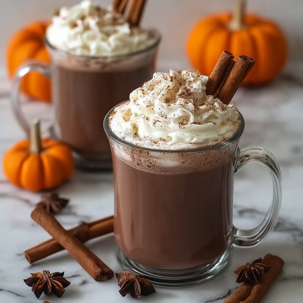 Pumpkin Spice Hot Chocolate Recipe - Recipe Image