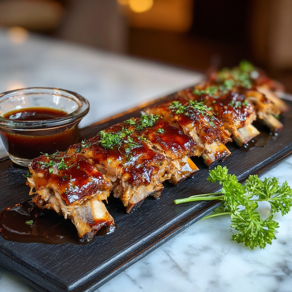 Apple Butter BBQ Ribs Recipe - Recipe Image