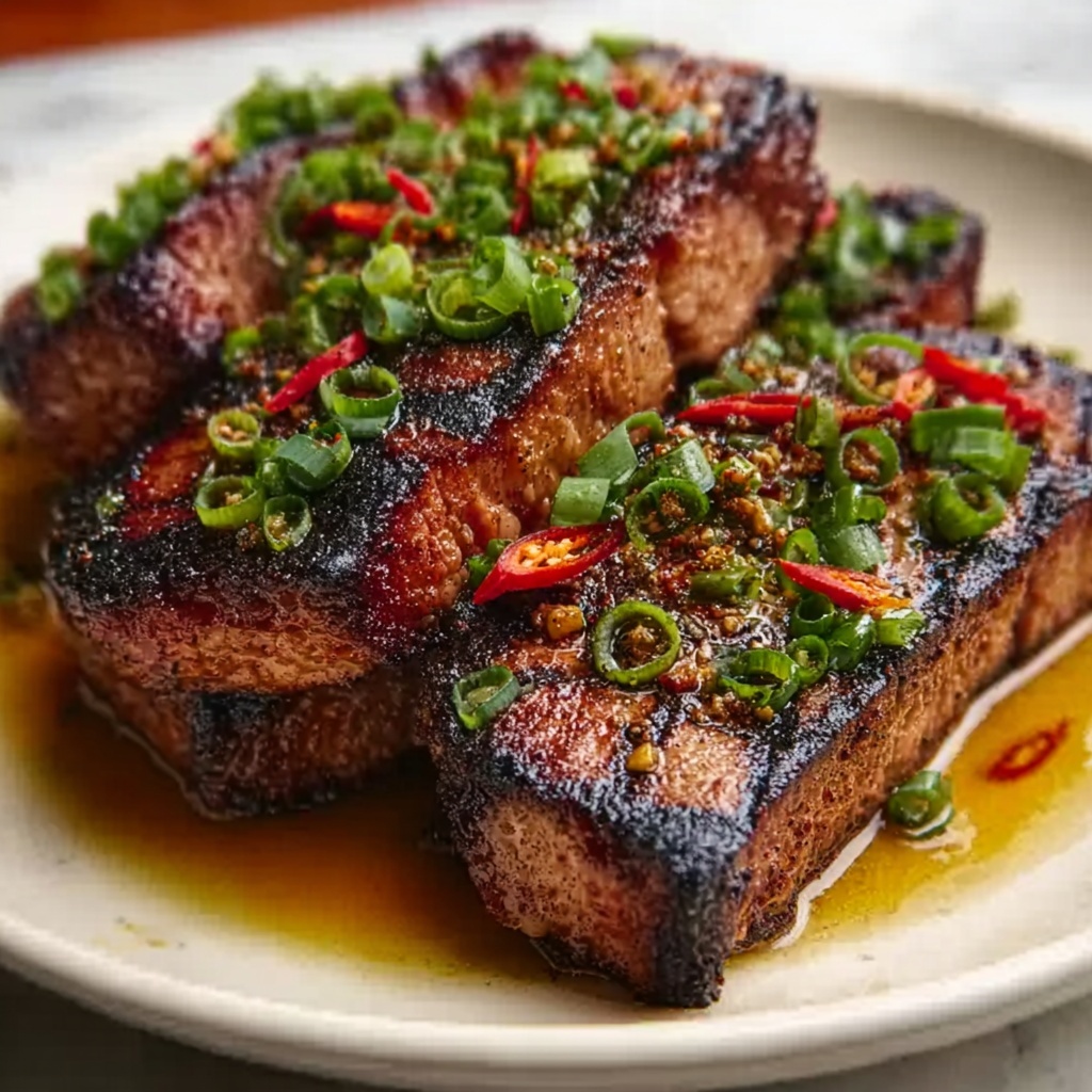 Lemongrass-Ginger Coconut Grilled Steak Recipe - Recipe Image