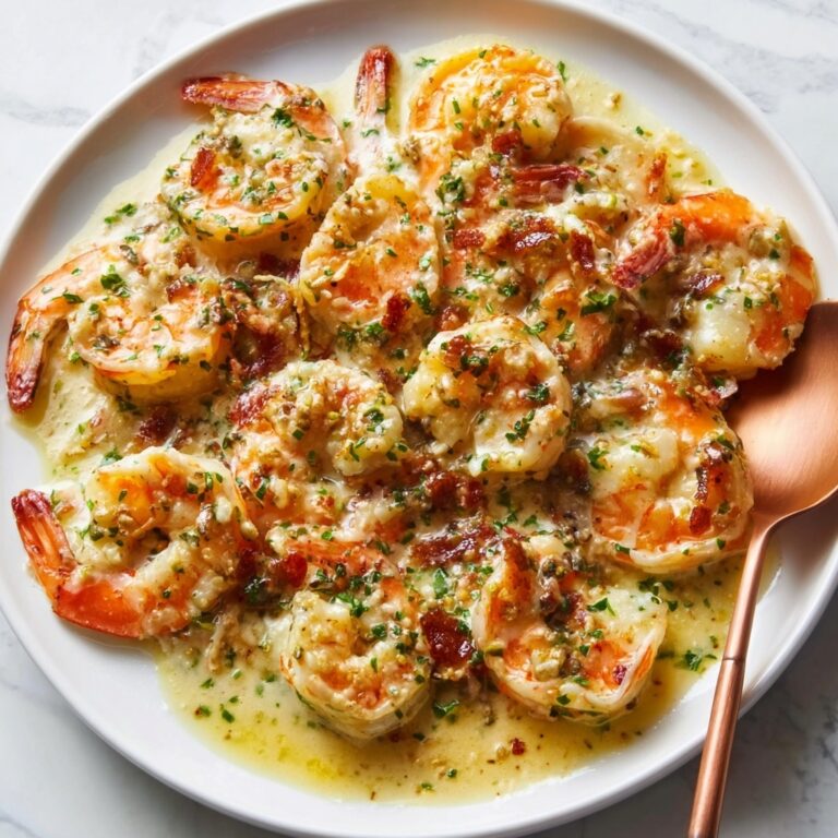 Garlic Shrimp Scampi with Lemon and Vermouth Recipe