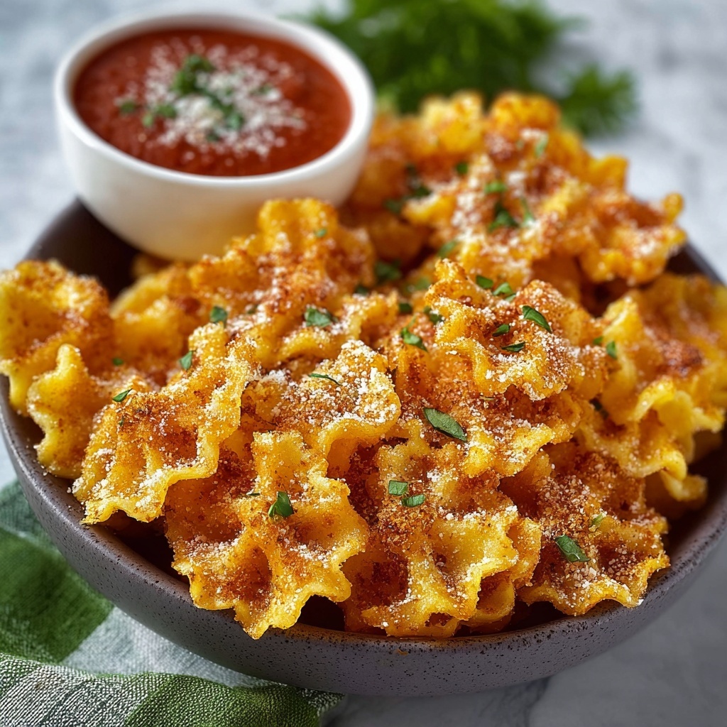 Air Fryer Pasta Chips Recipe - Recipe Image