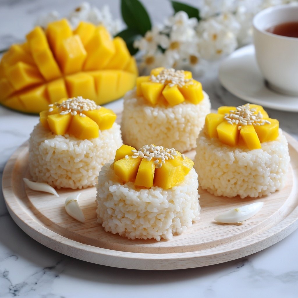 Mango Sticky Rice Cookies: A Tropical Twist on Delight Recipe - Recipe Image