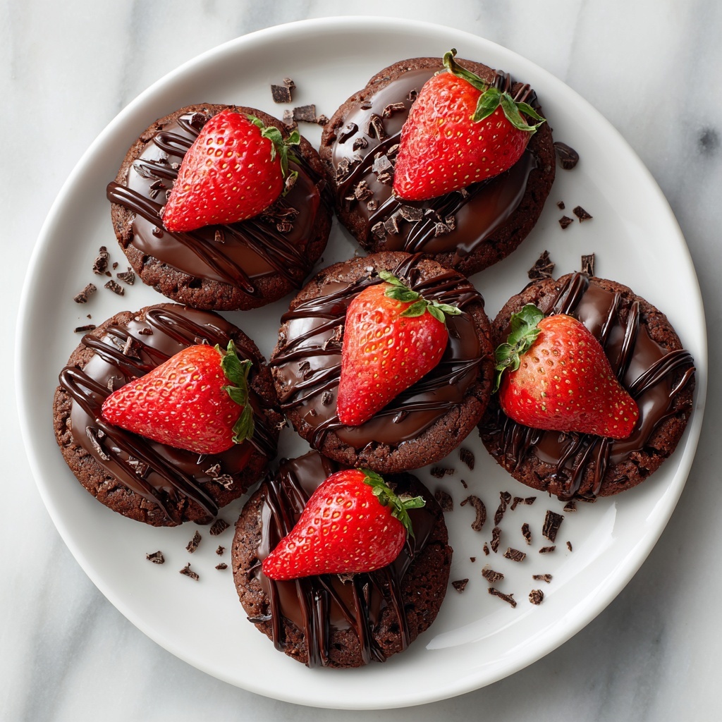 Chocolate Covered Strawberry Cookies Recipe - Recipe Image