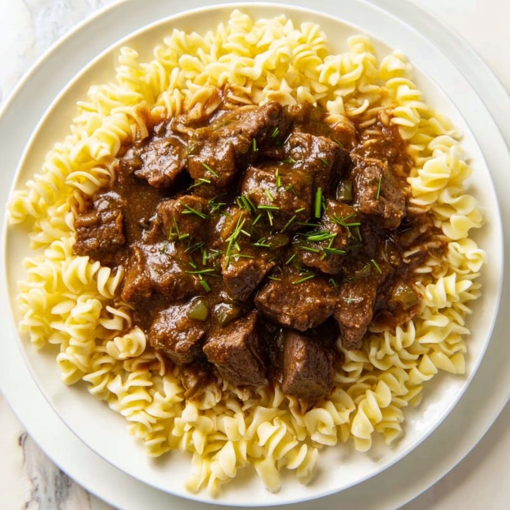 Slow Cooker Amish Beef and Noodles Recipe - Recipe Image