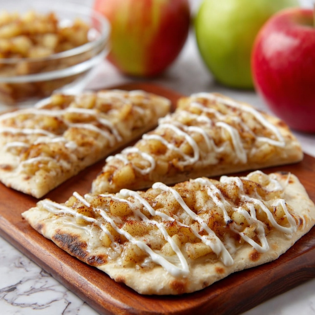 Apple Crisp Pizza with Cinnamon Oat Topping Recipe - Recipe Image