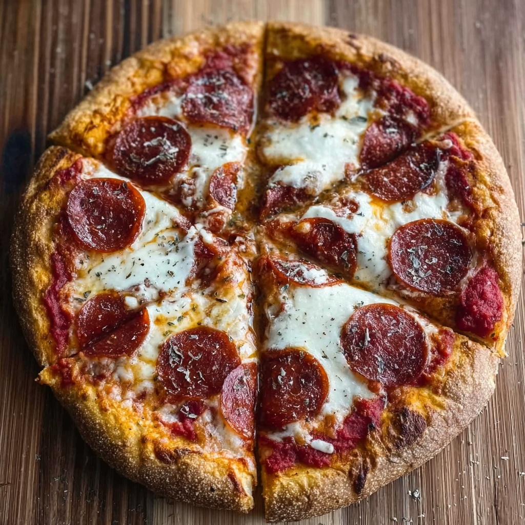 Homemade Pizza Crust Recipe - Recipe Image