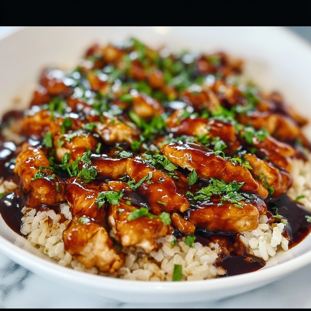 Honey BBQ Chicken Rice Recipe - Recipe Image
