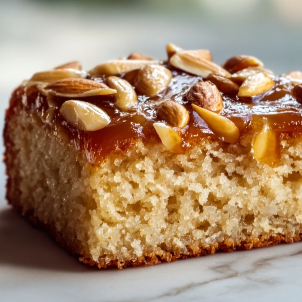 Almond Cake with Whipped Cream Frosting Recipe - Recipe Image