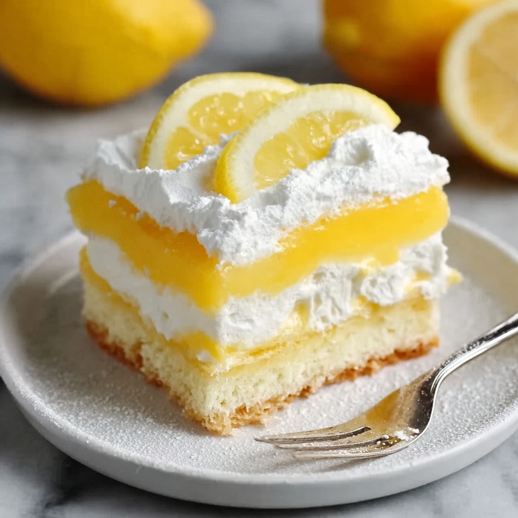 Lemon Lush Cake Recipe - Recipe Image