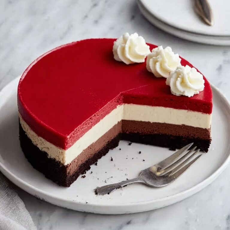 Red Velvet No-Bake Cheesecake Recipe