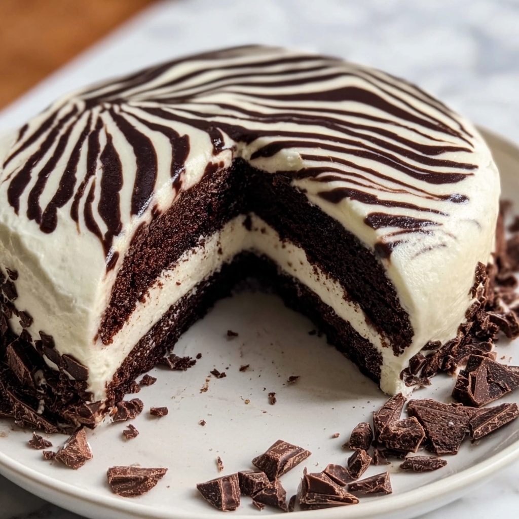 Zebra Cake Recipe - Recipe Image