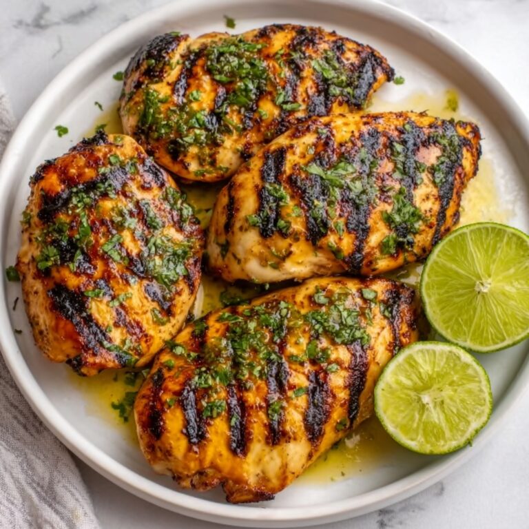 Charred Cilantro Lime Chicken Thighs Recipe