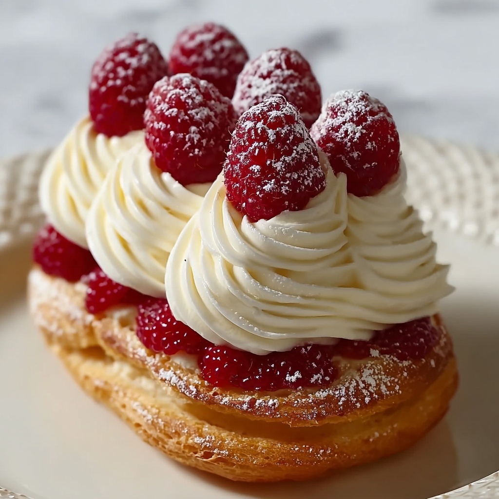 Raspberry and Cream Éclairs Recipe - Recipe Image