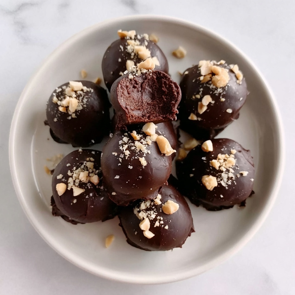 No-Bake Brownie Bites Recipe - Recipe Image