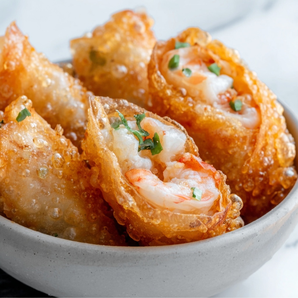 Shrimp & Crab Rangoon Egg Rolls Recipe - Recipe Image