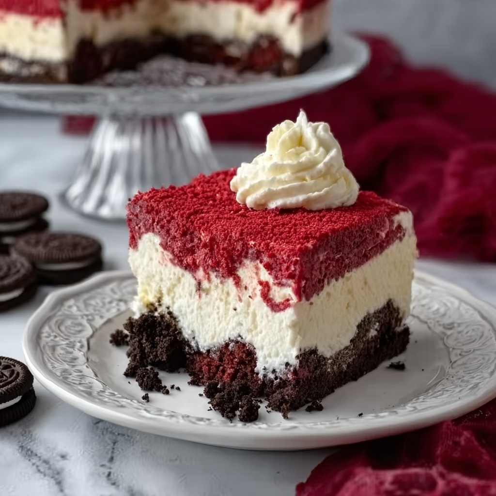 Red Velvet Cheesecake Recipe - Recipe Image