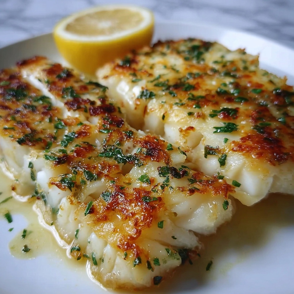 Lemon Butter Baked Cod Recipe - Recipe Image