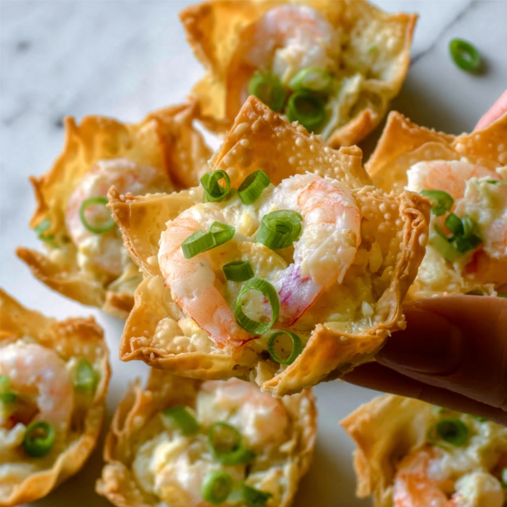 Shrimp and Cream Cheese Wontons Recipe - Recipe Image