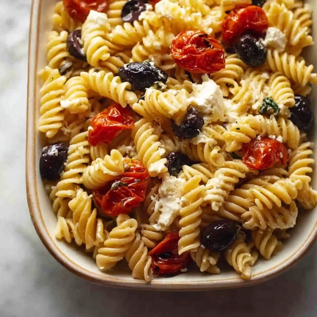Baked Mediterranean Pasta Recipe - Recipe Image