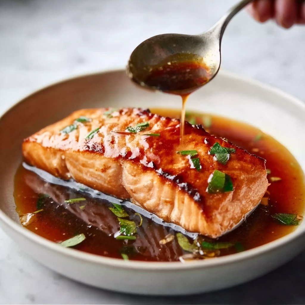 Honey Garlic Glazed Salmon Recipe - Recipe Image