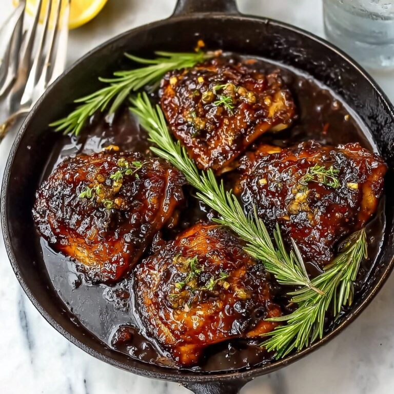 Fig Glazed Skillet Chicken Recipe