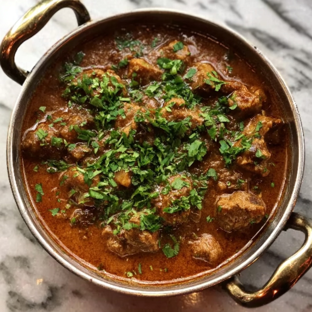 Egyptian Beef Goulash with Phyllo and Spices Recipe - Recipe Image