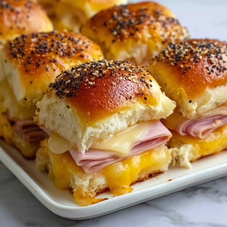 Leftover Ham and Cheese Sliders Recipe