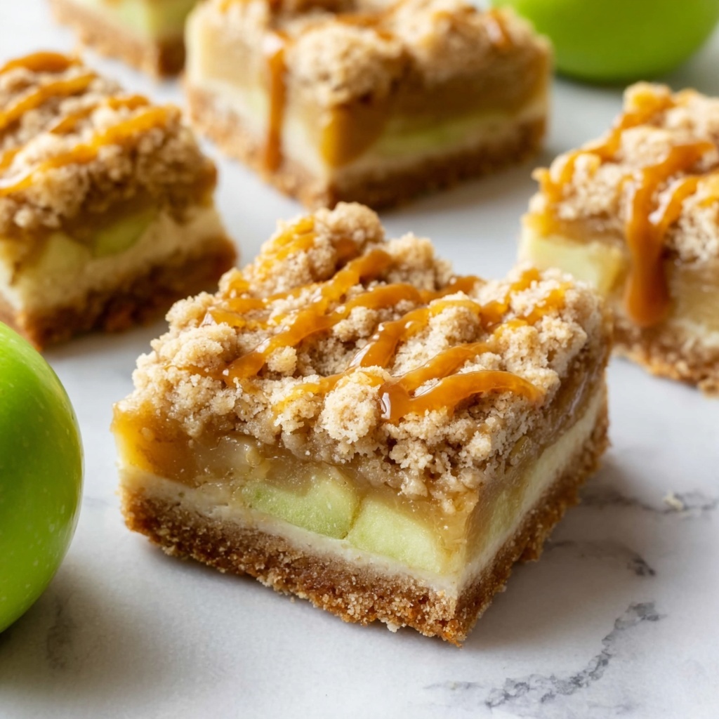 Salted Caramel Apple Bars Recipe - Recipe Image