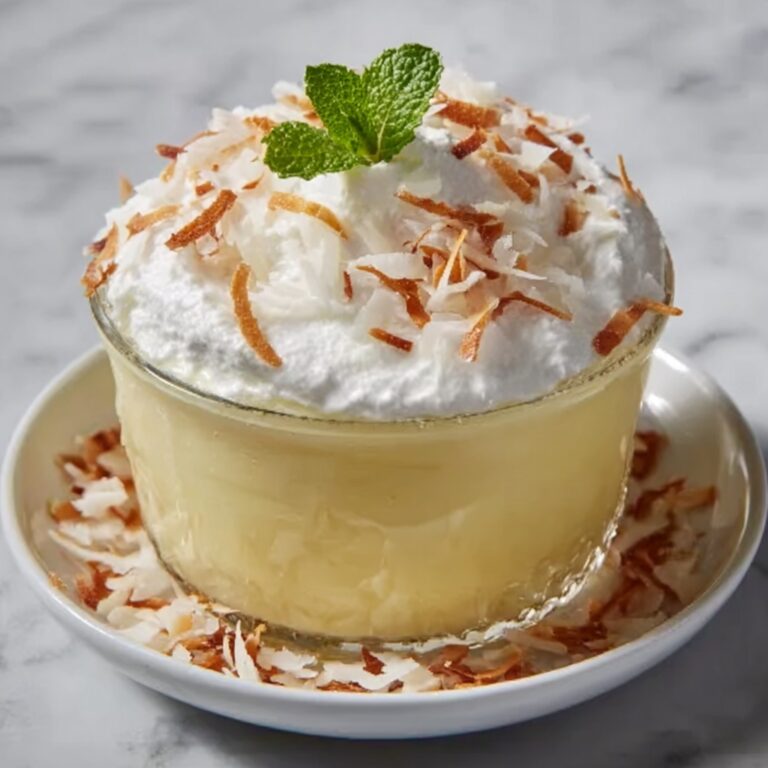 Creamy Coconut Pudding Recipe