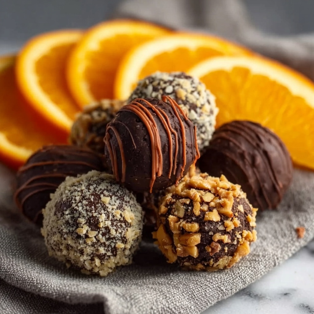 Chocolate Orange Christmas Truffles Recipe - Recipe Image