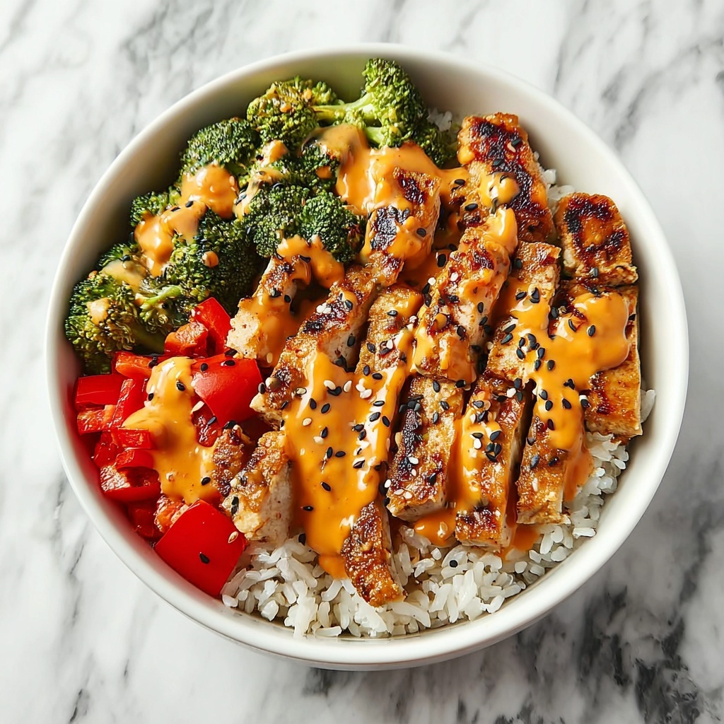 Sticky Chicken Rice Bowls Recipe - Recipe Image