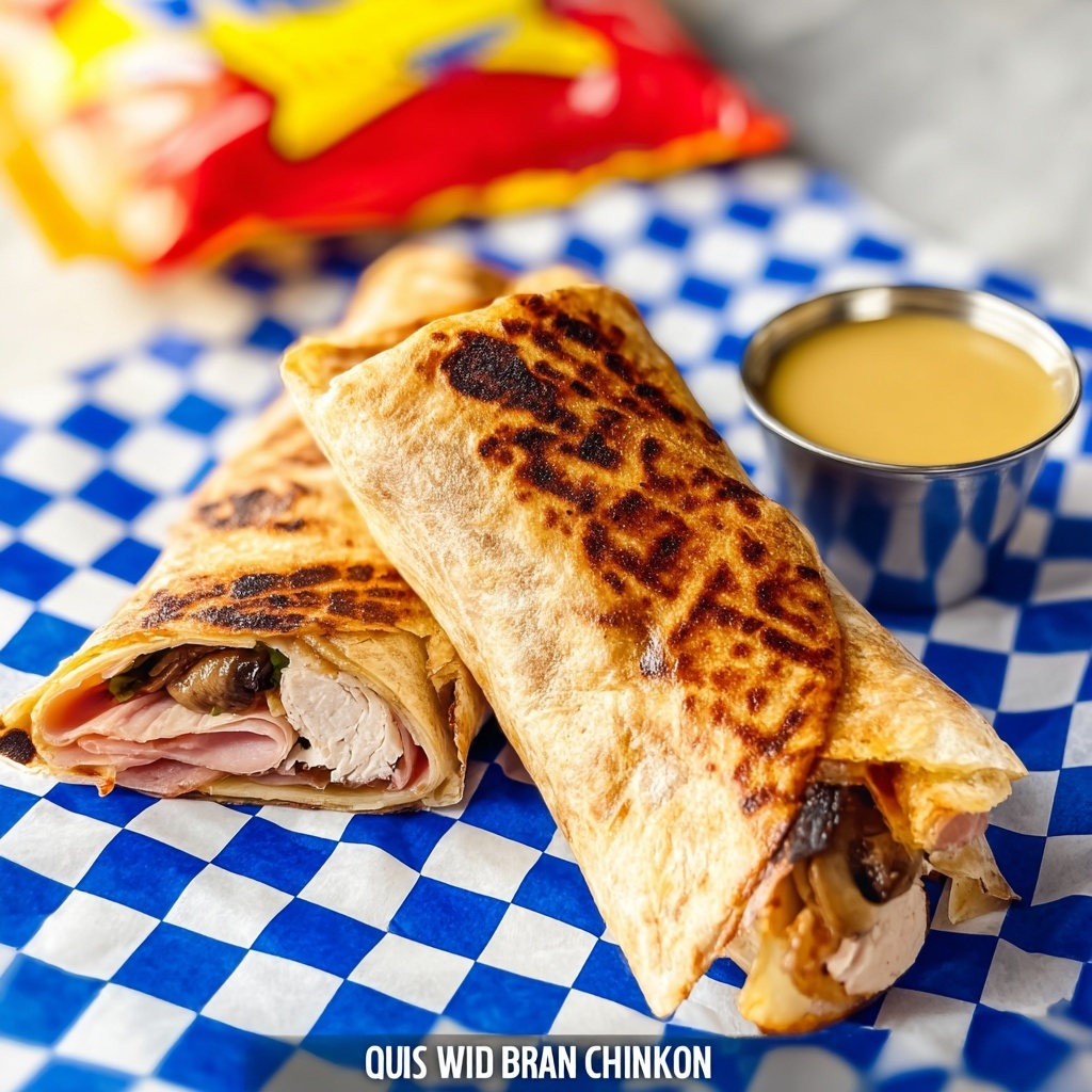 Chicken Cordon Bleu Wrap Recipe - Recipe Image
