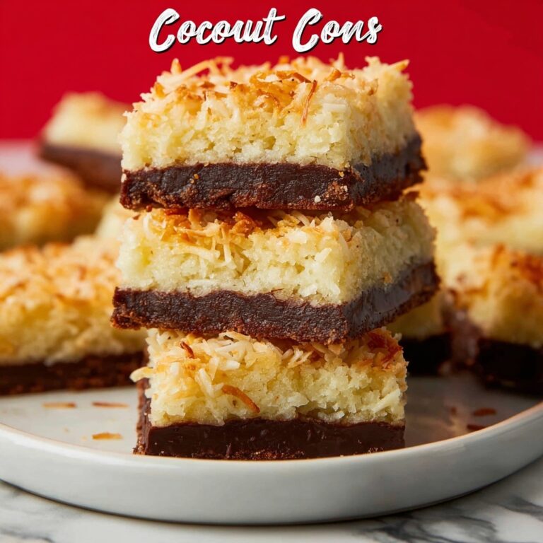 Delicious Coconut Bars with Chocolate Brownie Layer Recipe