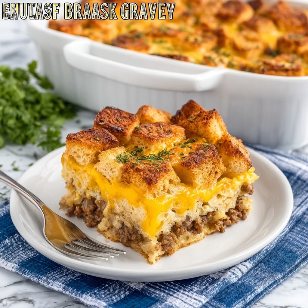 Sausage Gravy Breakfast Bake Recipe - Recipe Image