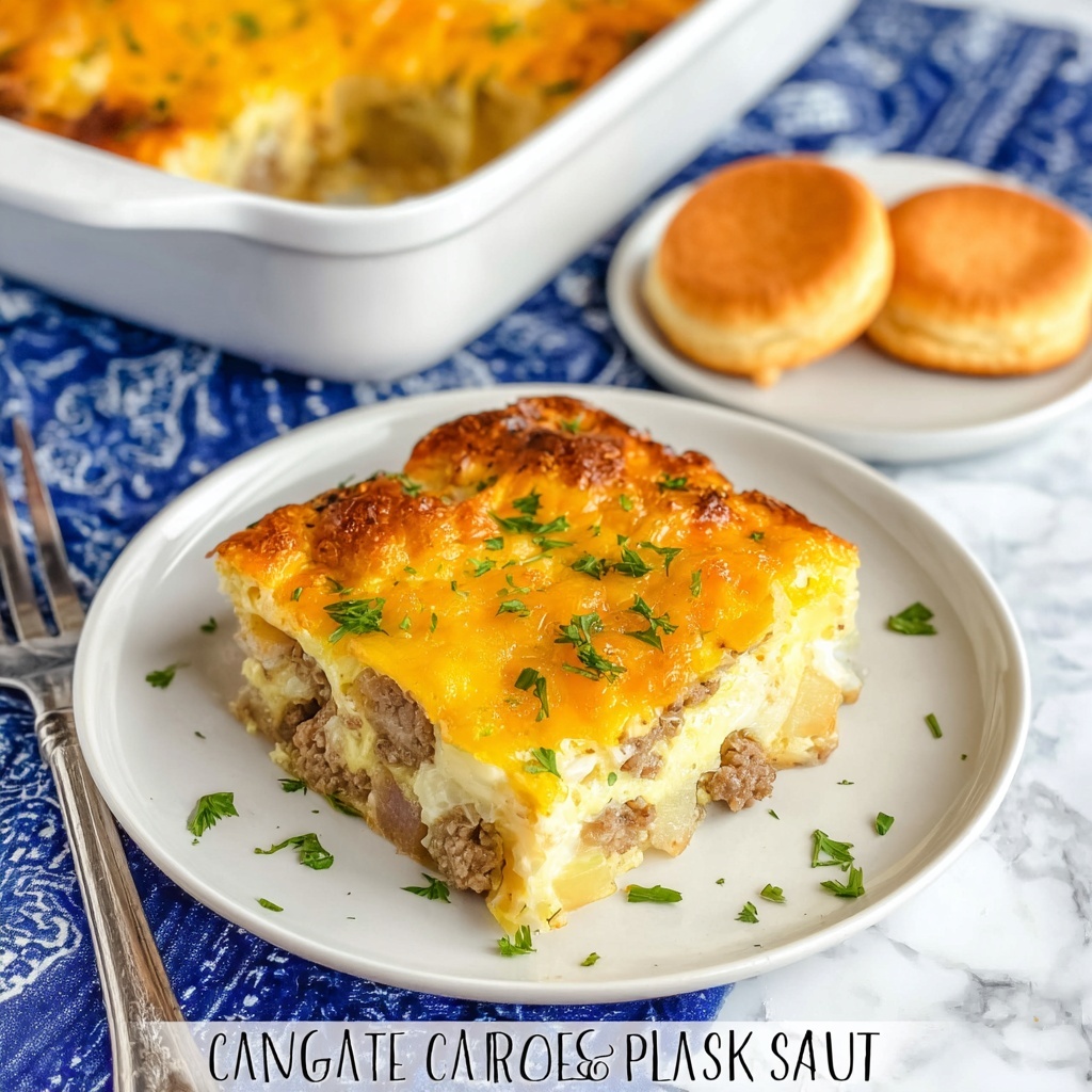Sausage & Potato Breakfast Casserole Recipe - Recipe Image