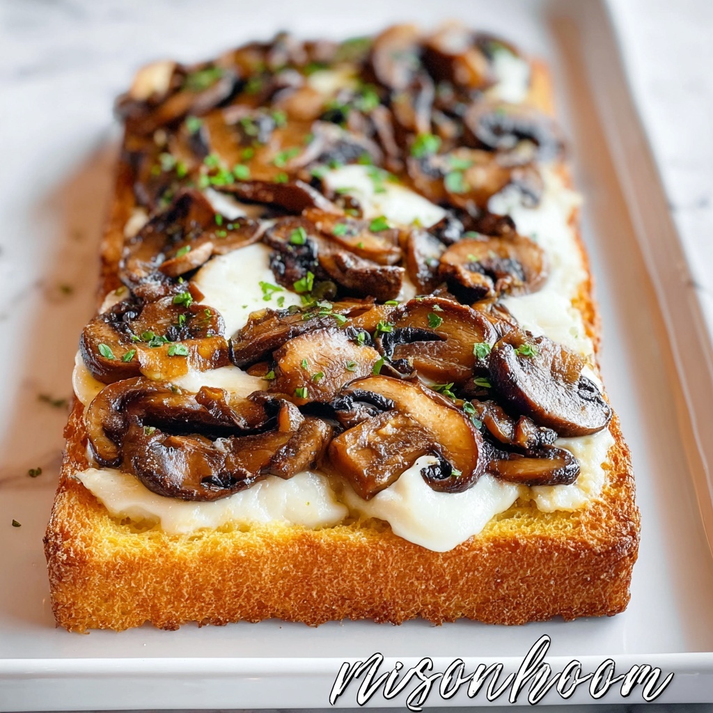 Mushroom Parmesan Crescent Bread Recipe - Recipe Image