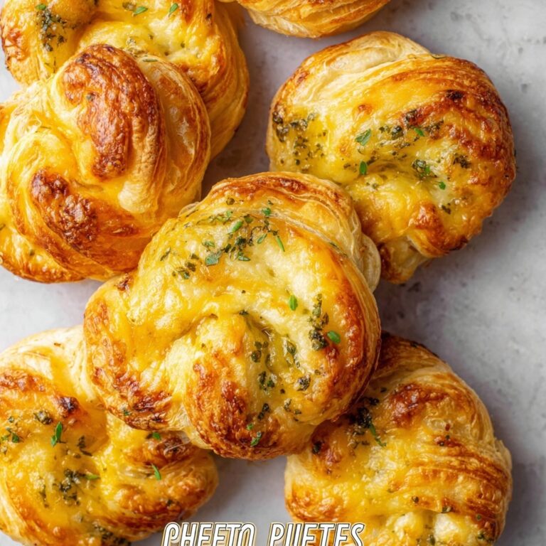 Cheesy Pesto Puffs Recipe