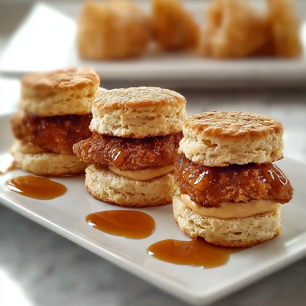 Hot Honey Chicken Biscuits Recipe - Recipe Image